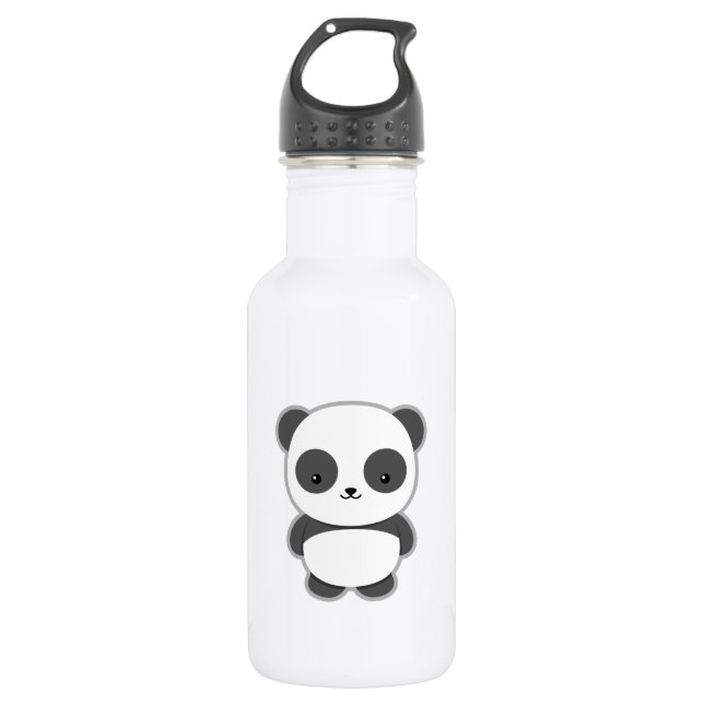 Kawaii Panda Trinkflasche (Vorderseite)