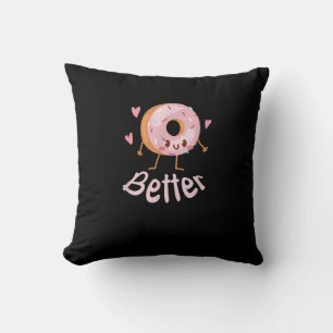 Kawaii Passendes Paar Kaffee Und Donut Besser Zusa Kissen