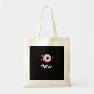Kawaii Passendes Paar Kaffee Und Donut Besser Zusa Tragetasche