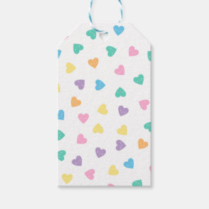 Kawaii Pastel Candy Hearts Geschenkanhänger