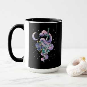 Kawaii Pastel Colors Gothic Niedlich Goth Snake Tasse