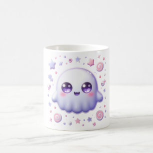Kawaii Pastel Ghost Tasse - Niedlicher Halloween C
