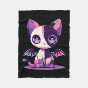 Kawaii Pastel Goth Creepy Niedlich Witchy Zombie P Fleecedecke
