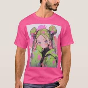 Kawaii Pastel Spritzer Anime Girl T-Shirt