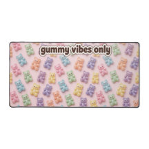 Kawaii Pastell-Gummibärchen-Schreibtischunterlage