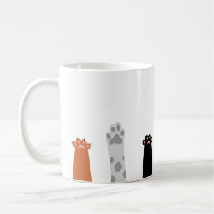 Kawaii Paws Raised Kaffeetasse
