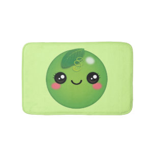 Kawaii Pea Bath Mat Badematte