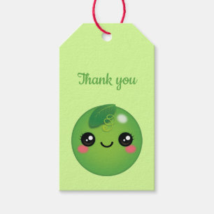 Kawaii Pea Gift Tags Geschenkanhänger