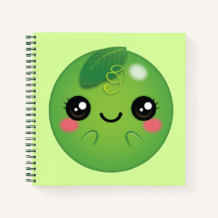 Kawaii Pea Notizbuch