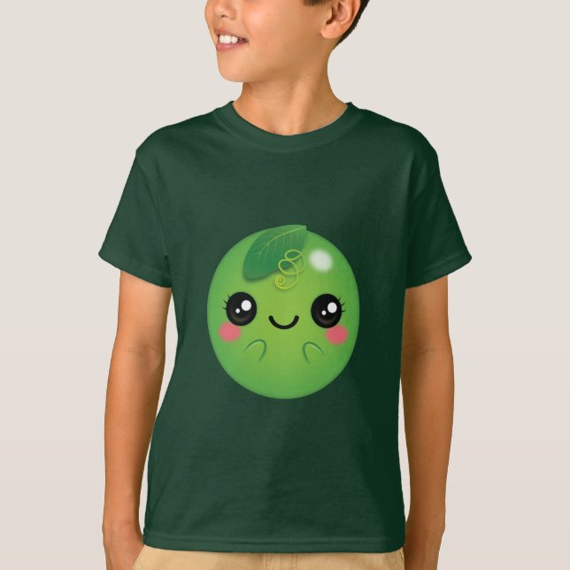 Kawaii Pea T-Shirt (Vorderseite)
