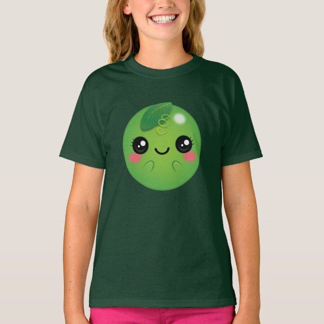 Kawaii Pea T-Shirt (Vorderseite)