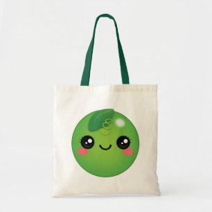 Kawaii Pea Tote Bag Tragetasche