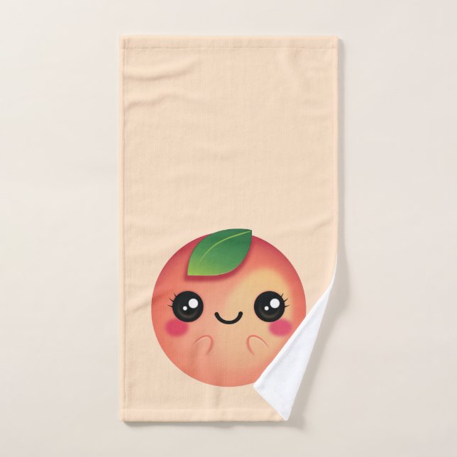 Kawaii Peach (Serviette à main)