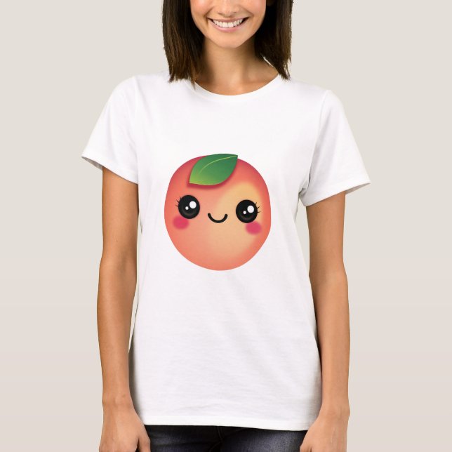 Kawaii Peach T - Shirt (Vorderseite)
