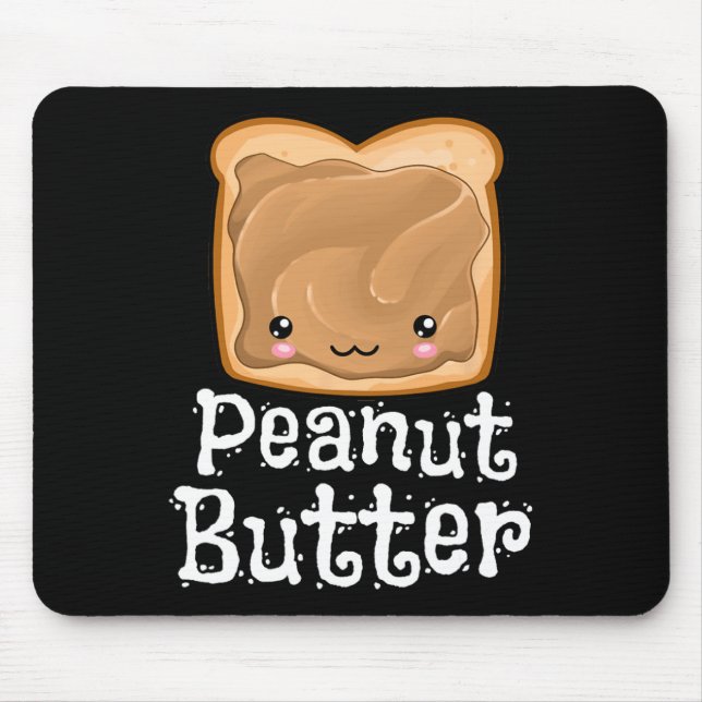 Kawaii Peanut Butter Jelly Pndj Halloween Matching Mousepad (Vorne)