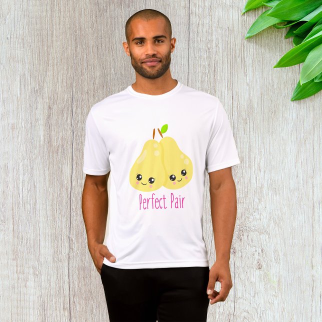 Kawaii Pear Couple Perfect Pair Funny Pub T-Shirt (Von Creator hochgeladen)