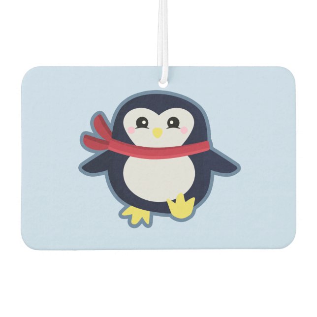 Kawaii Penguin Autolufterfrischer (Vorderseite)