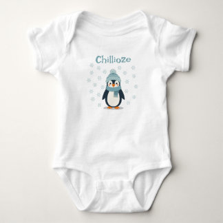 Kawaii Penguin Baby Bodysuit - Niedliches WinterOu Strampler