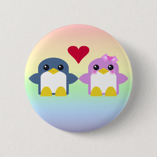kawaii Penguin-Liebe Sweety tweety Button