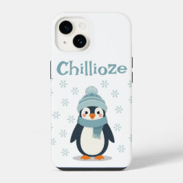 Kawaii Penguin Phone Case - Chillioze Niedlich Win iPhone 14 Hülle