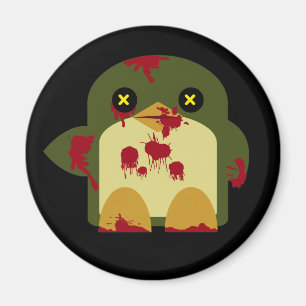 Kawaii Penguin-Zombie-grauenhafter Horror Magnet