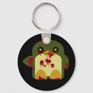 Kawaii Penguin Zombie Gruesome Horror Schlüsselanhänger