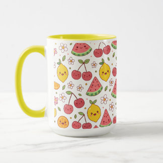 Kawaii Picknick & Obstfreunde Tasse