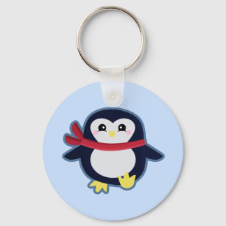 Kawaii-Pinguin Schlüsselanhänger