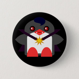 Kawaii Pinguin-Vampir Button
