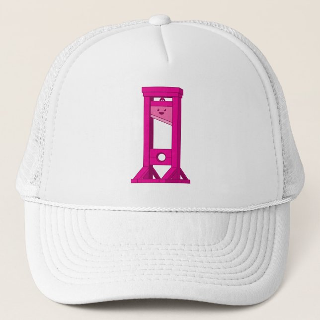Kawaii Pink Guillotine LKW-Hut Truckerkappe (Vorderseite)