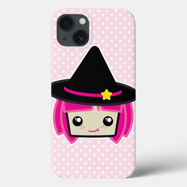 Kawaii Pink Haired Hexe iPad Air Hüllen (Rückseite)