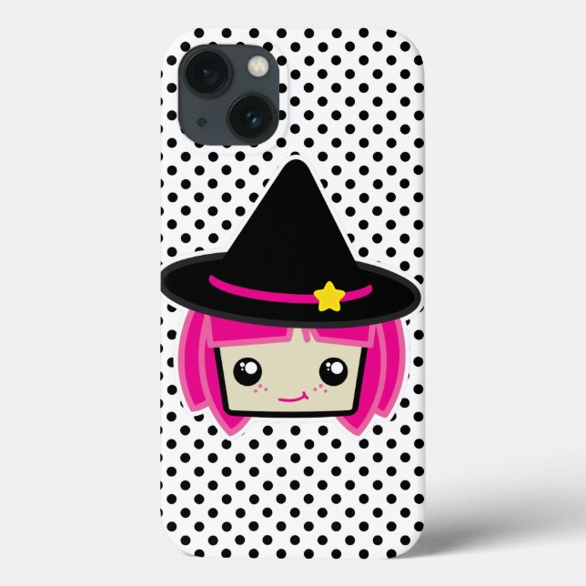 Kawaii Pink Haired Hexe iPad Mini Fall Case-Mate iPhone Hülle (Rückseite)
