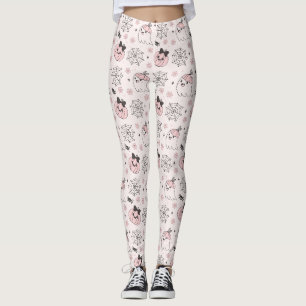 Kawaii Pink Halloween Muster mit Ghost, Pumpkin Leggings
