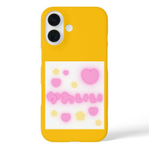 Kawaii Pink Heart iPhone 16 Hülle