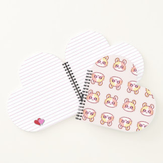 Kawaii Pink Kitty Daily Planner - Cute Coquette  Notizbuch