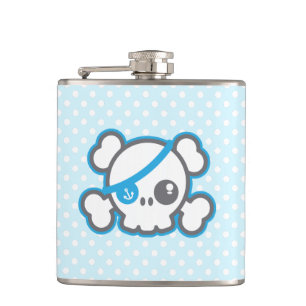 Kawaii Pirate Skull Flask Flachmann