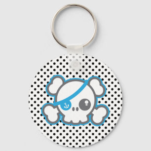 Kawaii Pirate Skull Schlüsselanhänger