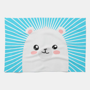 Kawaii Polar Bear Kitchtuch Geschirrtuch