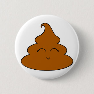 Kawaii Poo Stück von kacken niedlichen Poopy Button