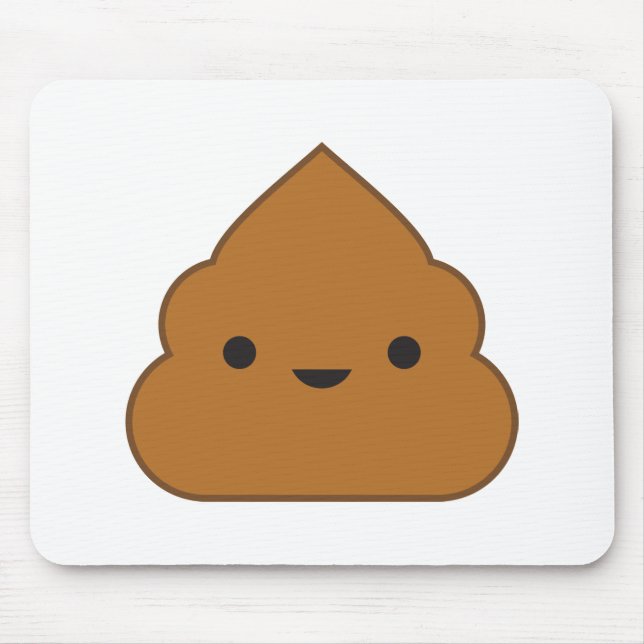 Kawaii Poop Mousepad (Vorne)