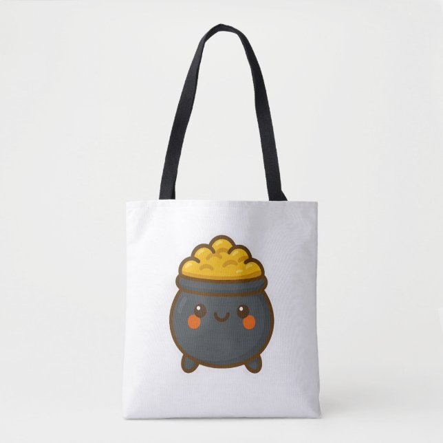 Kawaii Pot of Gold Tasche (Vorderseite)
