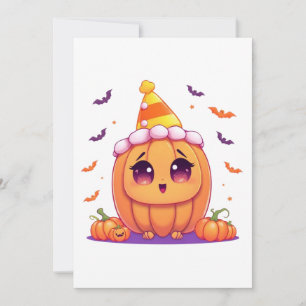Kawaii Pumpkin Queen Einladung