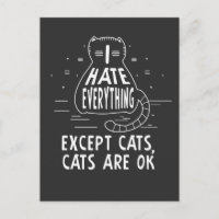 Kawaii Punk Cat hasst alles außer Katzen Kitty
