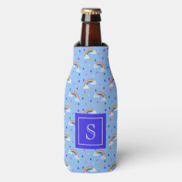 Kawaii Rainbow Sprinkle Muster Personalisiert Flaschenkühler