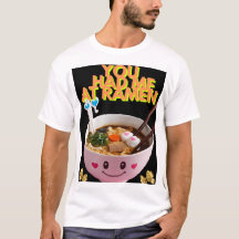 Kawaii Ramen Bowl T-Shirt - Tee de foin mignonne e
