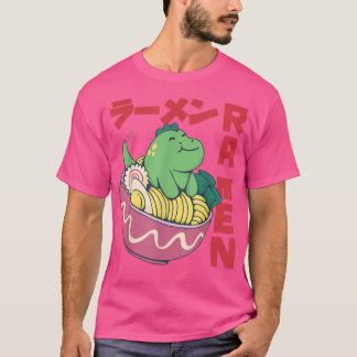 Kawaii Ramen Dinosaur T-Shirt