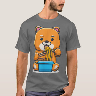 Kawaii Ramen Niedlich Anime Corgi Dog Funny T-Shirt