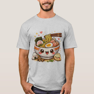 Kawaii-Ramen-Schüssel-T-Shirt T-Shirt