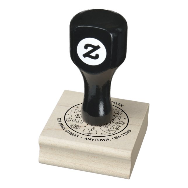 Kawaii Random Acts of Cardness Logo Briefmarke Gummistempel (Stempel)