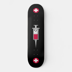 Kawaii Rave Hypo Nadel Spritze Skateboard